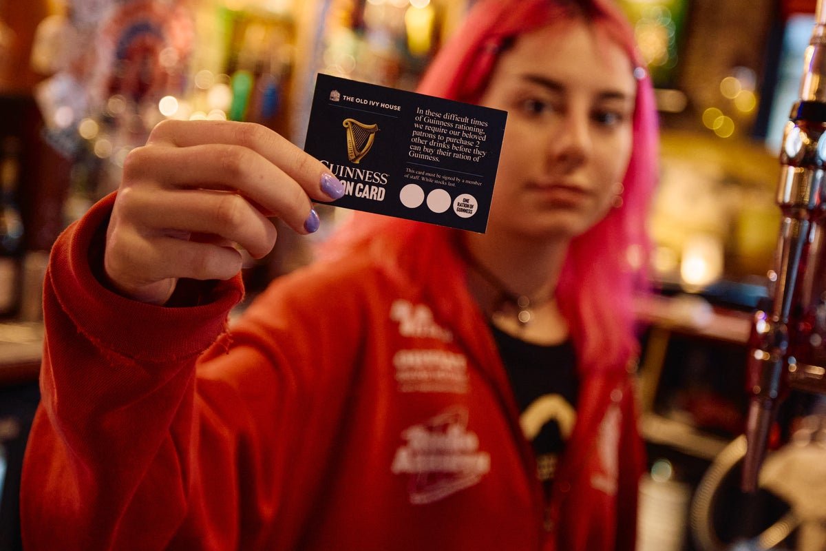 Pubs introduce Guinness Ration Cards as stocks run dry