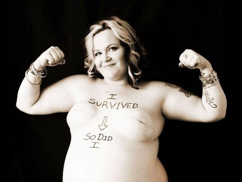 'I survived, and so did I’: Mother's raw photos show what it's like to have breast cancer while pregnant | The Independent