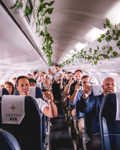 World’s first winery airline takes flight