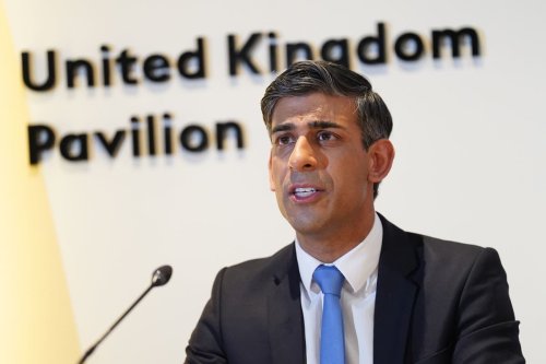Rishi Sunak blasted for spending more time on jet than at Cop28