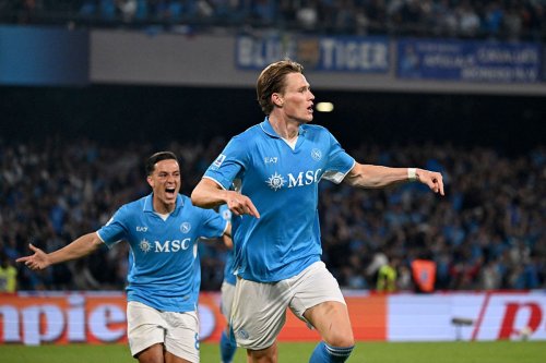 Scott McTominay’s stunning scissor kick delivers Serie A title for Napoli
