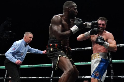 Lawrence Okolie makes successful title defence in scrappy win over David Light