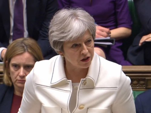 Theresa May defends Syria air strikes amid criticism for refusal to grant parliamentary vote | The Independent
