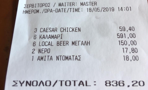 Tourists handed £700 bill for calamari and beers at ‘rip-off’ Mykonos restaurant | The Independent