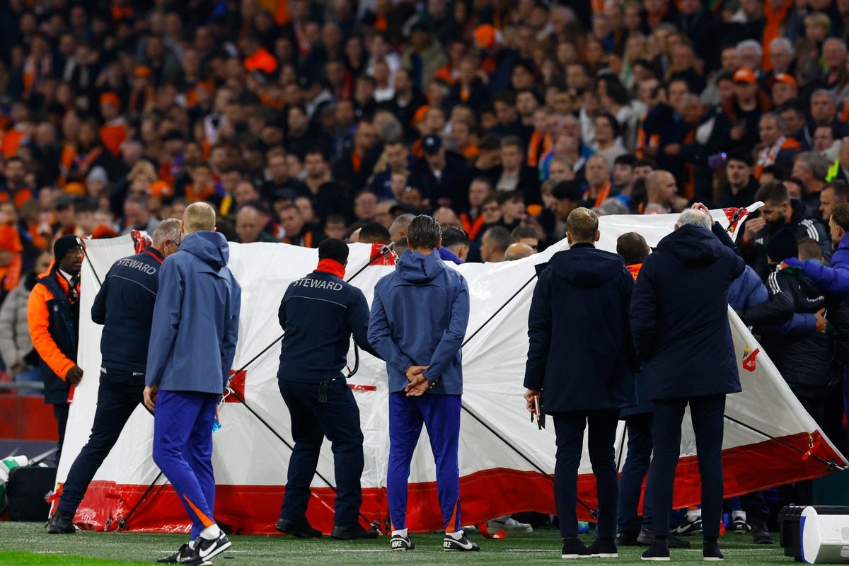 Hungary coach Adam Szalai ‘stable’ after frightening collapse during game