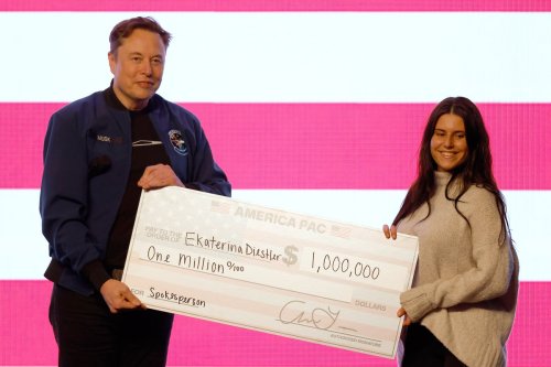 Elon Musk’s PAC alters video with $1m woman saying she was paid to vote