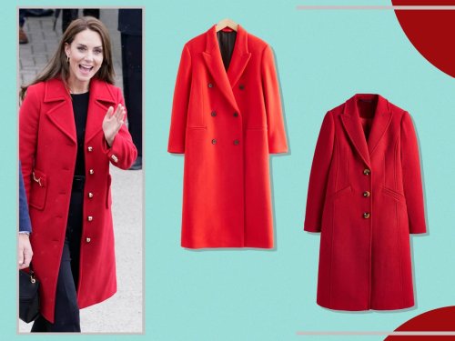 Kate Middleton returns to royal duties in a radiant red wool coat – and we’ve found the affordable dupes