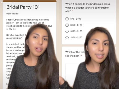 Bride-to-be goes viral on TikTok with lengthy survey she sent to all her bridesmaids