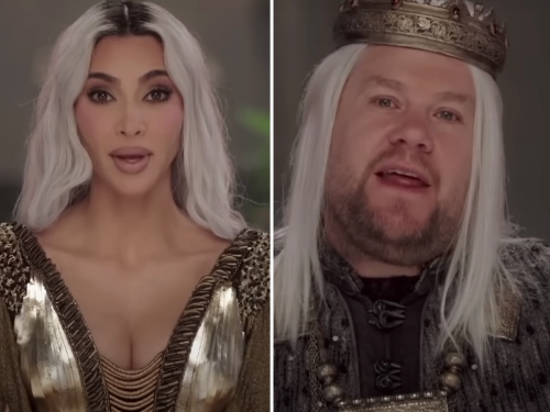 Kim Kardashian Beheads Enemy In Hilarious House Of The Dragon Spoof With James Corden Flipboard 