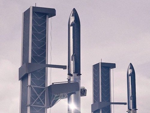 Elon Musk unveils Starship rocket launch pad concept for Mars-bound craft