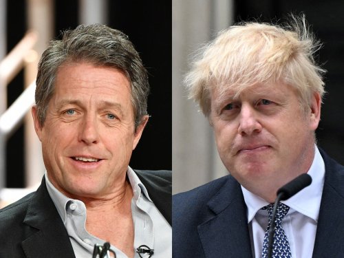 Hugh Grant was behind viral video of Benny Hill theme getting played outside Parliament