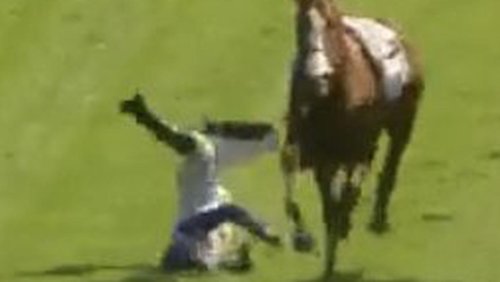 WATCH: Irish jockey elbowed off horse in full flight as hefty ban is dished out