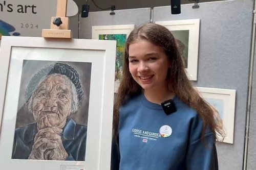 Talented portrait artist becomes first back-to-back overall winner of Texaco Art Competition