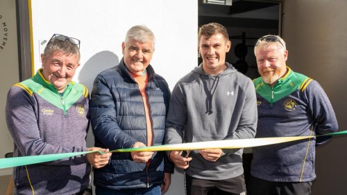 Galway football star Shane Walsh visits Kilcoole GAA Club to open new gym and cafe