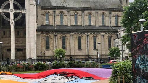 Belfast city centre’s Cathedral Gardens now an ‘eyesore’ due to vandalism, say residents