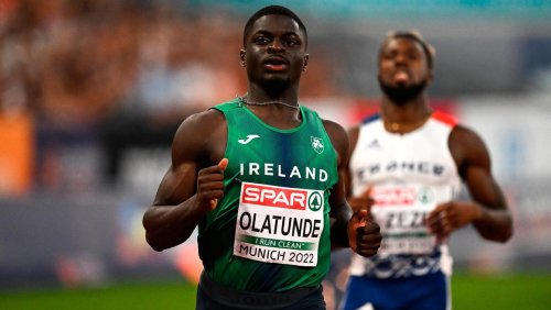 Israel Olatunde powers into 100m European Championships final