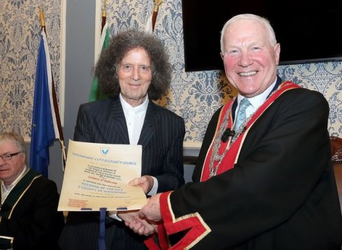 Gilbert O’Sullivan is awarded freedom of Waterford City – ‘My mother would have loved this’