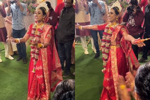 Viral Video Of Bengali Bride Dancing To Taylor Swift’s Love Story Is At Different Level: WATCH