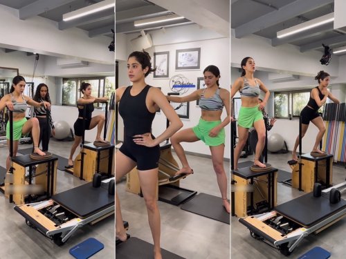 Ready, Steady And Burn! BFFs Sara Ali Khan-Janhvi Kapoor Shed Post-Holi Flab Through Intense Pilates Session- Watch New Video