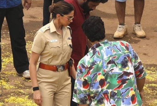 Deepika Padukone Flaunts Baby Bump in Uniform, Check Out Pics From Sets of Singham Again