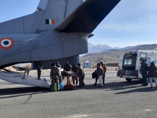 Heroic! Indian Air Force Evacuates Civilians In Need Of Medical Help From Kargil, See Photos