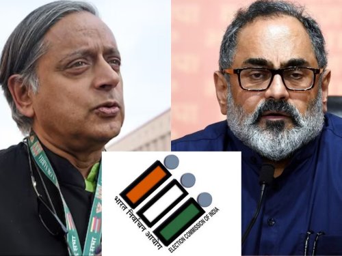 Shashi Tharoor vs Rajeev Chandrasekhar: ECI Issues Strict Warning To Congress Leader Over ‘Unsubstantiated Accusations’