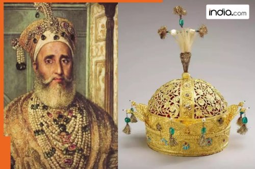 What happened to last Mughal emperor Bahadur Shah Zafar’s precious crown once considered symbol of…, now possessed by…