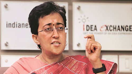 Atishi at Idea Exchange: ‘Arvind Kejriwal’s hands have been tied last 10 years, not just now… With him, people feel yeh hamara apna hai’