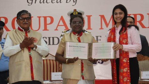 Manu Bhaker receives PU Khel Ratna award: ‘Proud moment for me and my whole family’