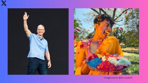 Tim Cook joins Holi celebrations, shares vibrant photo shot on iPhone by Indian entrepreneur