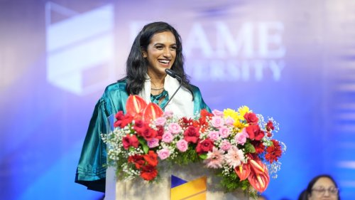 PV Sindhu rocks a MH12-coded convocation speech at Pune: ‘My husband is from here… Even his bike is from here!’