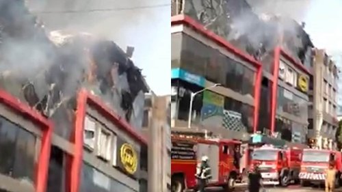 Massive fire at Croma showroom in Mumbai’s Bandra; NDRF mobilised, nearby building evacuated