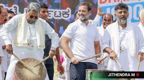 Rahul Gandhi’s Bharat Jodo Yatra enters BJP-ruled Karnataka