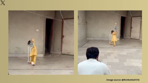 6-year-old Pakistani girl nails Rohit Sharma-level pull shot, viral video stuns the Internet: ‘Gifted child’