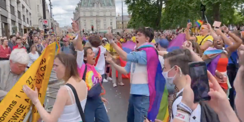 Heartstopper cast troll anti-LGBTQ+ protest during London pride parade