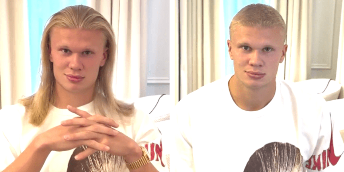 Erling Haaland has chopped off his iconic hair and fans are losing it