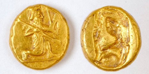 Pot overflowing with gold coins unearthed beneath home in rare discovery