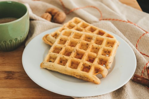 Rezept für belgische Haselnuss-Waffeln mit Zimt: So lecker!