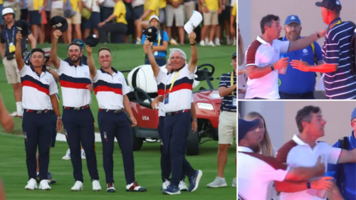 Ryder Cup 2023: US wave caps but not the white flag as celebrations leave Rory McIlroy fuming
