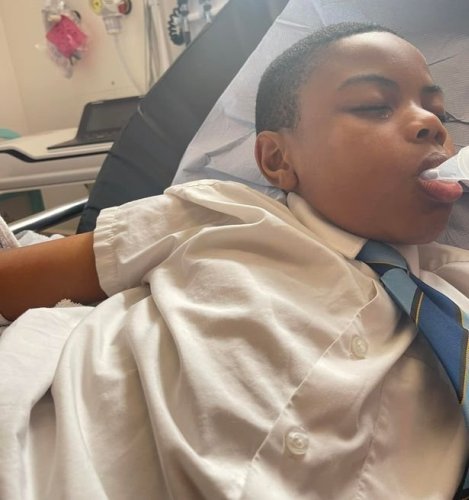 Well wishers raise £66,000 for boy, 11, who had finger amputated after catching it on fence ‘fleeing bullies’