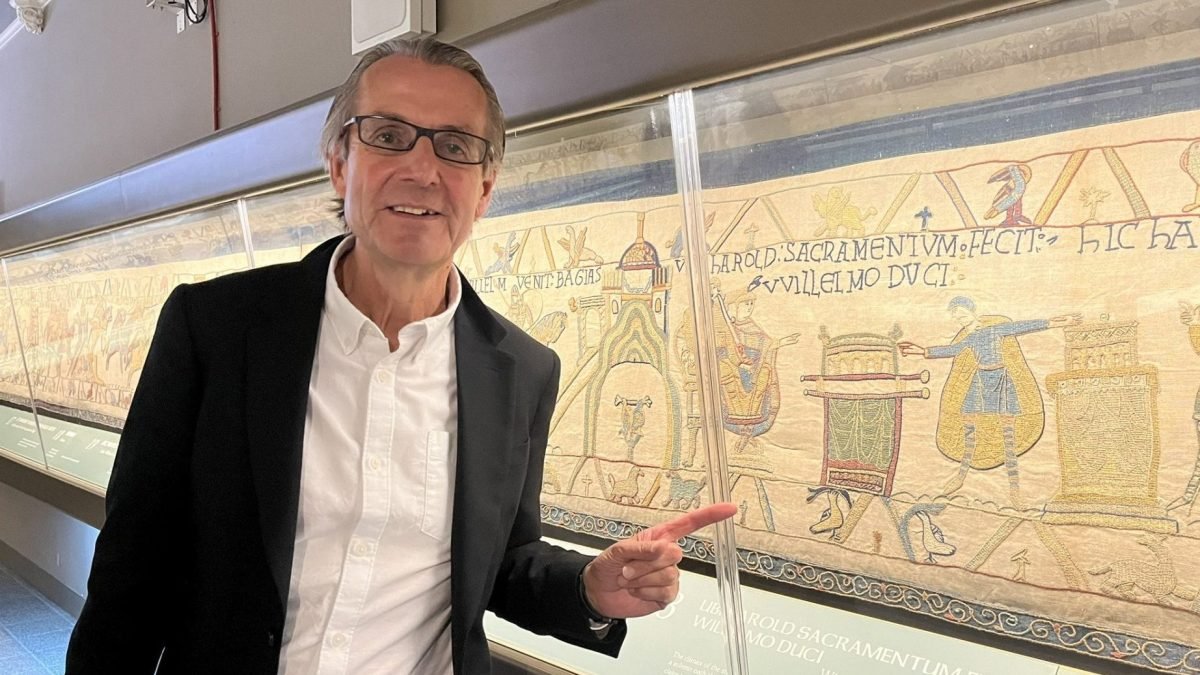 I visited the Bayeux Tapestry and its replica in a day – one is free to see