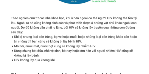 HIV/AIDS lây qua những con đường nào - Infogram