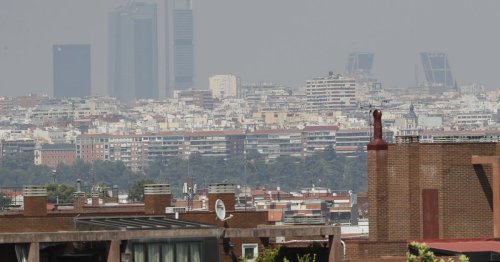 Un incendio en Portugal inunda Madrid de humo y olor a quemado este martes