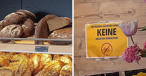 "Keine Insekten verbacken": Bamberger Bäckerei-Filiale wendet sich an Kunden