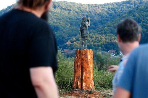 Statue von Melania Trump in Slowenien gestohlen