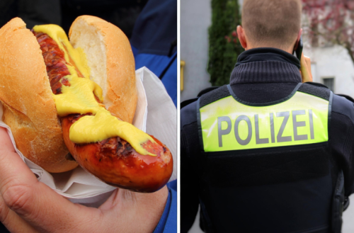Dresden: An Bratwurst verschluckt: Dramatische Szene auf Weihnachtsmarkt - Polizist wird zum Lebensretter