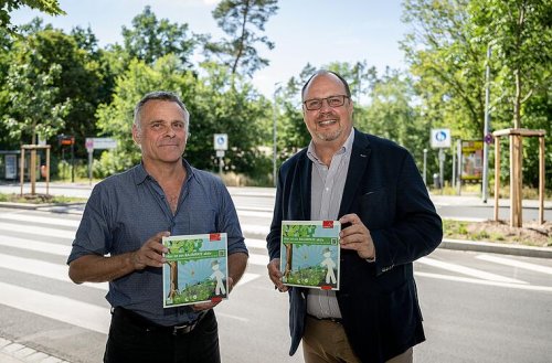 Tiergarten Nürnberg: Sicher, inklusiv und grün - neue Verkehrsinsel erfüllt mehrere Funktionen
