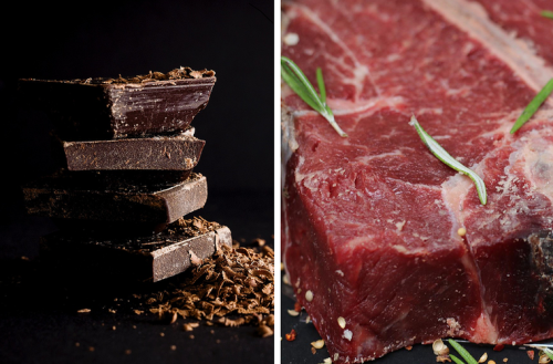 Eisenmangel: Was hat mehr Eisen - Schokolade oder Fleisch?