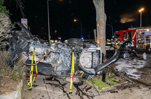 Unbeteiligte sterben durch Crash bei mutmaßlichem Autorennen: Verdächtiger war polizeibekannt