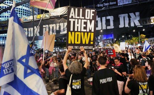 Tausende rufen nach Freilassung der israelischen Geiseln